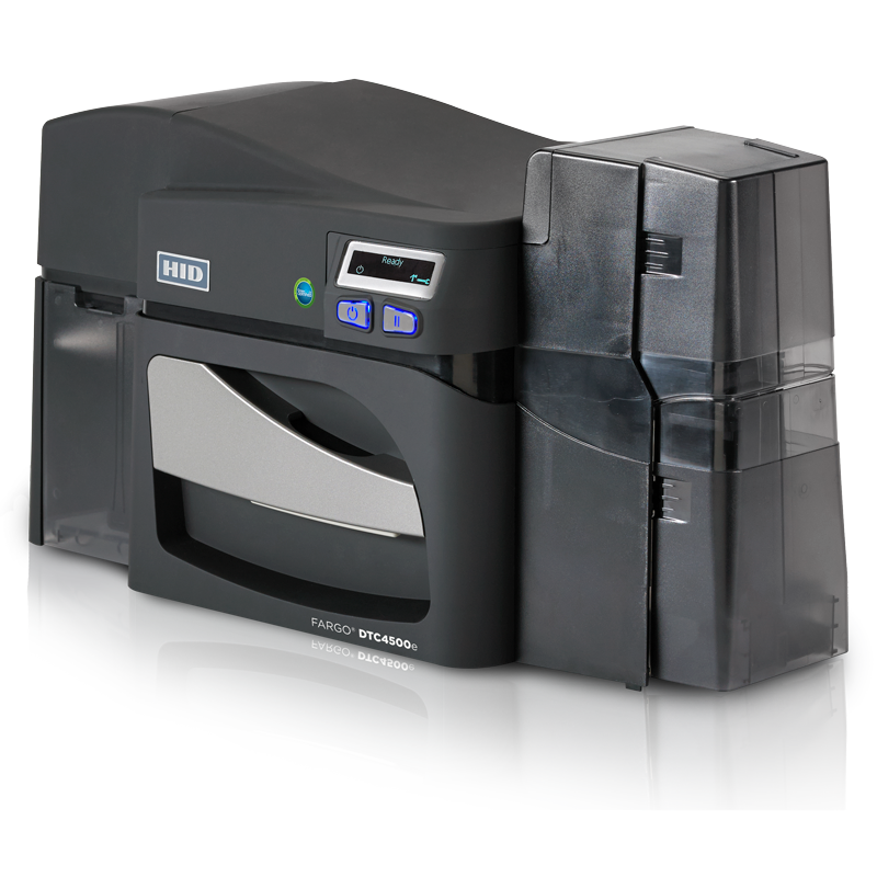 impresora de credenciales Impresora y codificadora de tarjetas de identificación HID FARGO DTC4500e